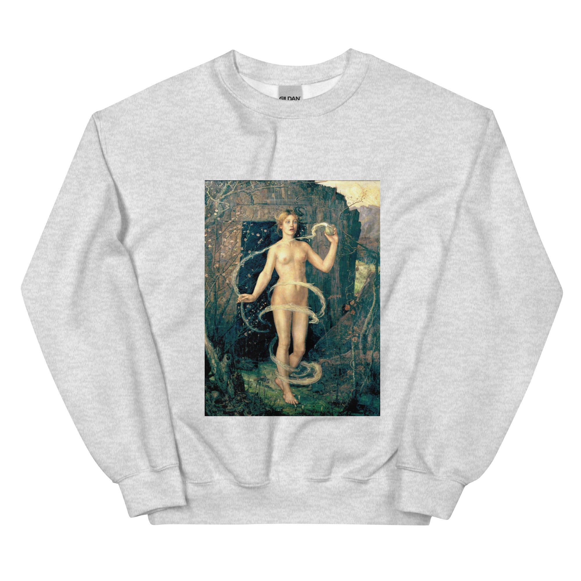 The Spring Witch by George Wilson | Unisex Sweatshirt-Haus of Darkness, Haus of Light