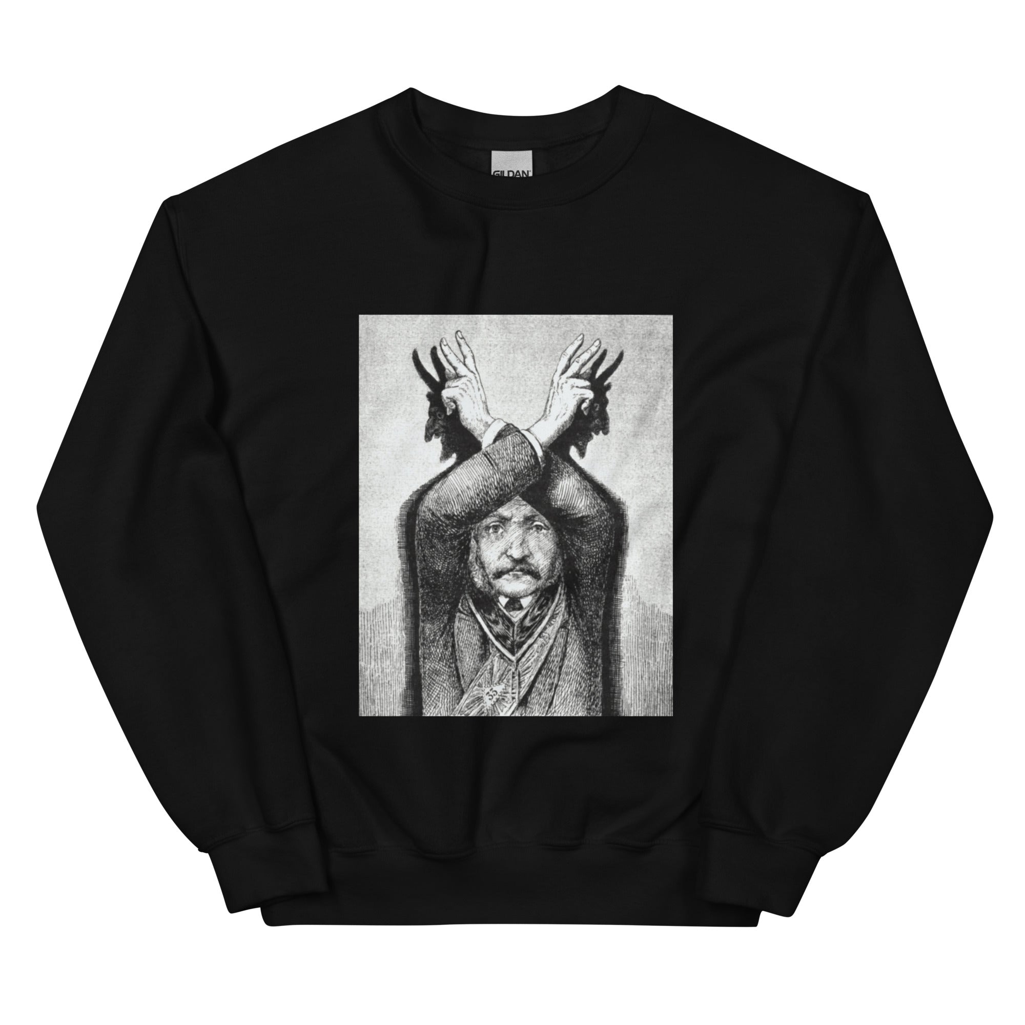 Devil Worship from "The Freemason" by Eugen Lennhoff | Unisex Sweatshirt-Haus of Darkness, Haus of Light