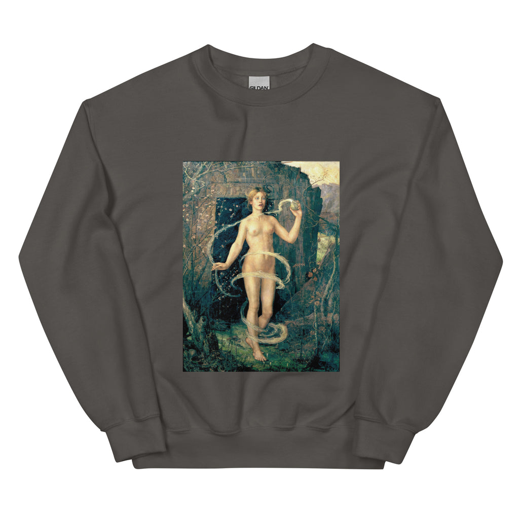 The Spring Witch by George Wilson | Unisex Sweatshirt-Haus of Darkness, Haus of Light