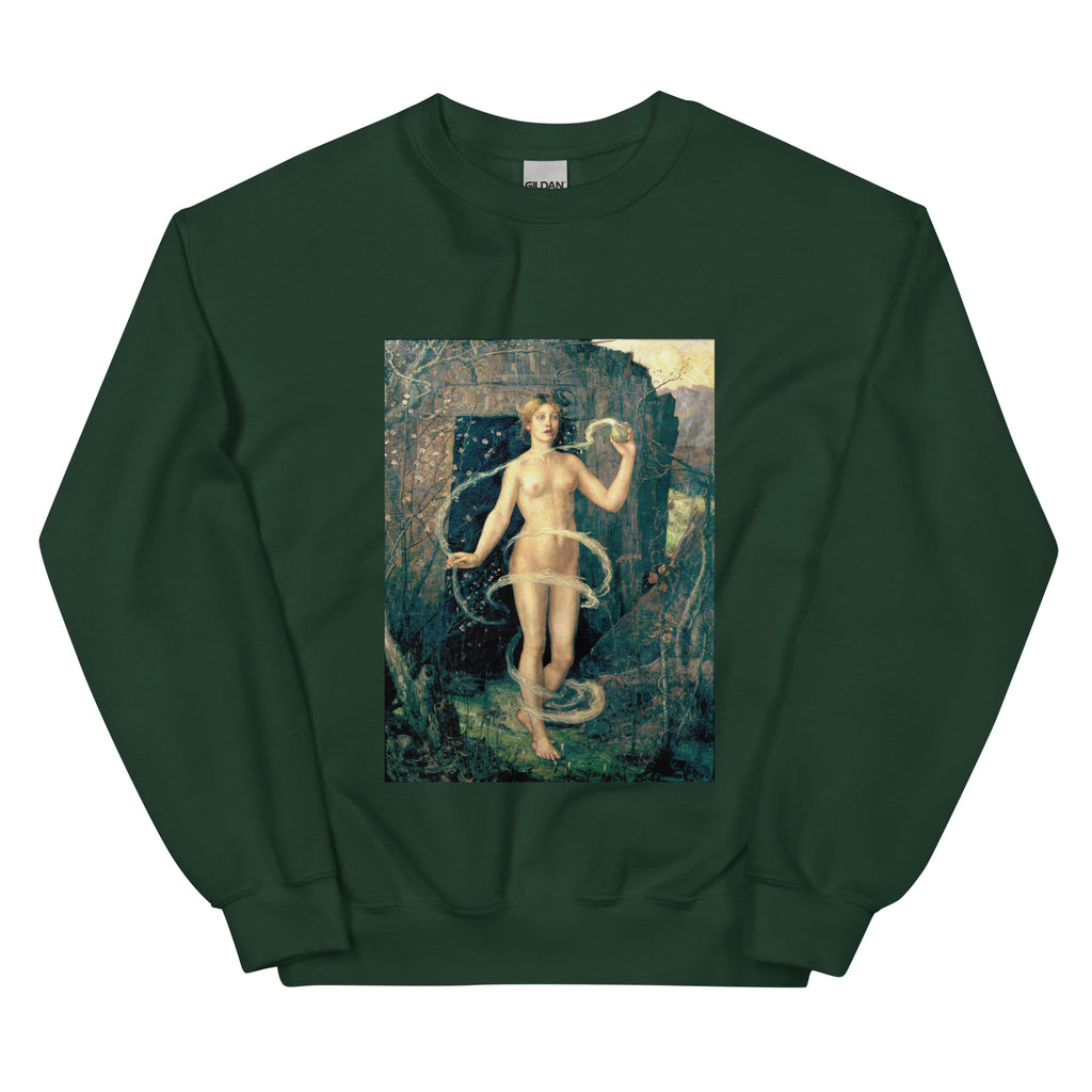 The Spring Witch by George Wilson | Unisex Sweatshirt-Haus of Darkness, Haus of Light
