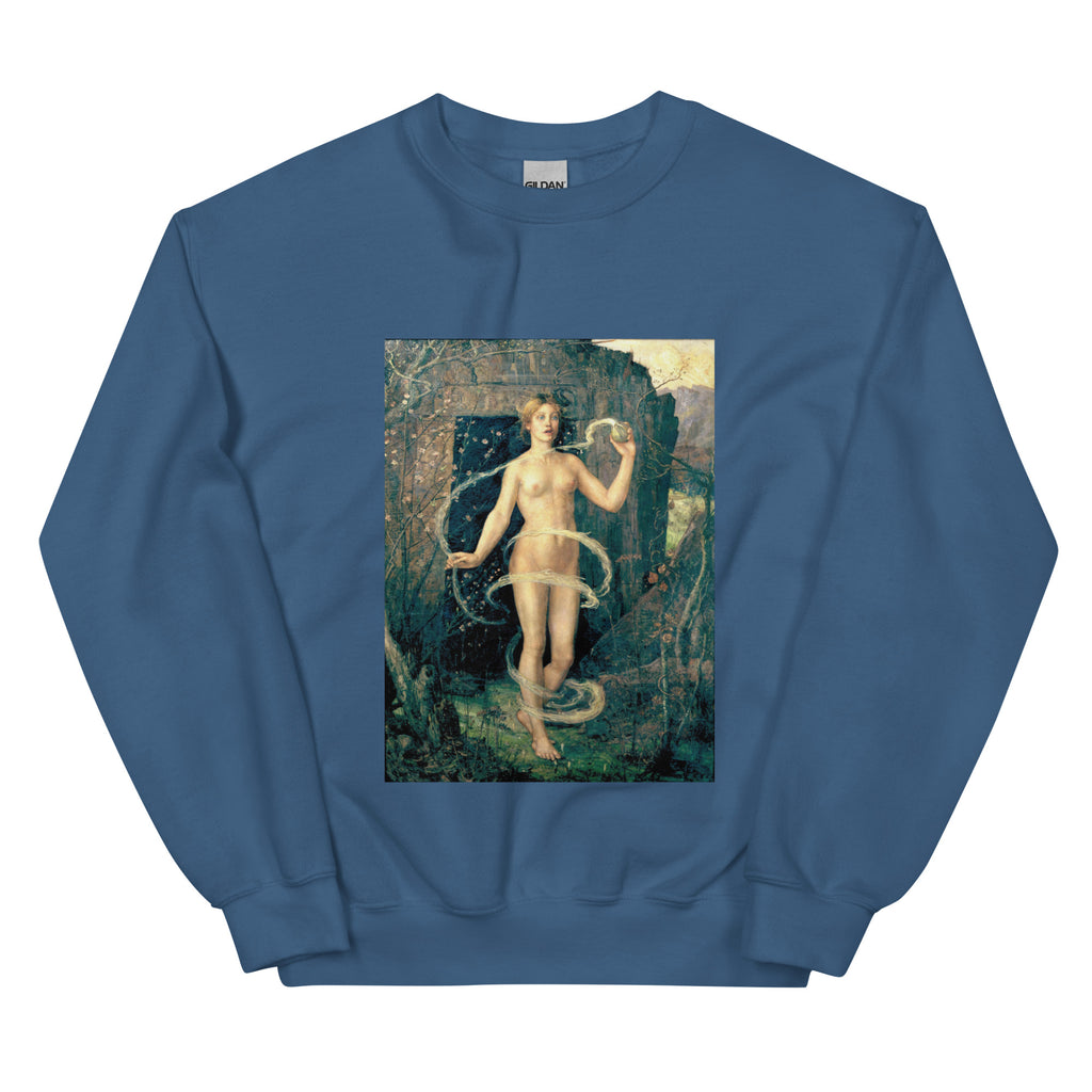 The Spring Witch by George Wilson | Unisex Sweatshirt-Haus of Darkness, Haus of Light
