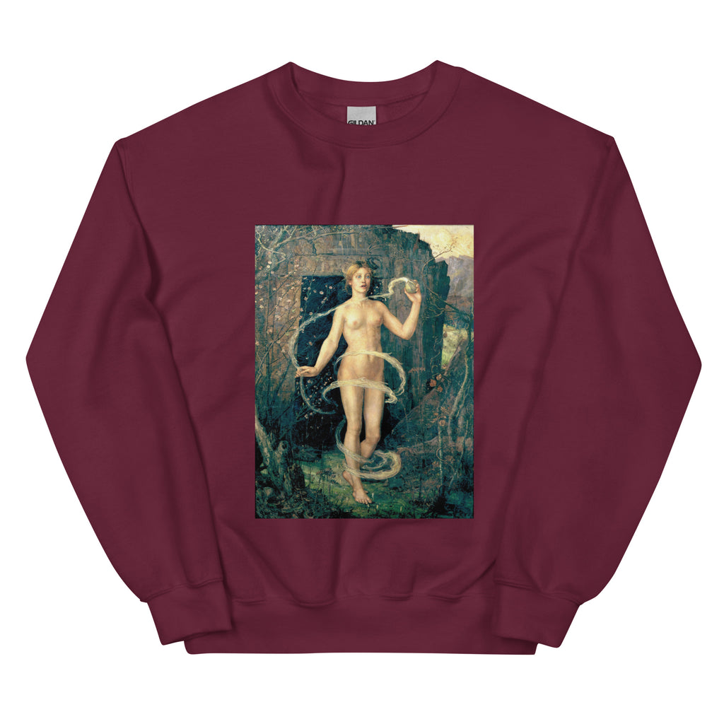 The Spring Witch by George Wilson | Unisex Sweatshirt-Haus of Darkness, Haus of Light