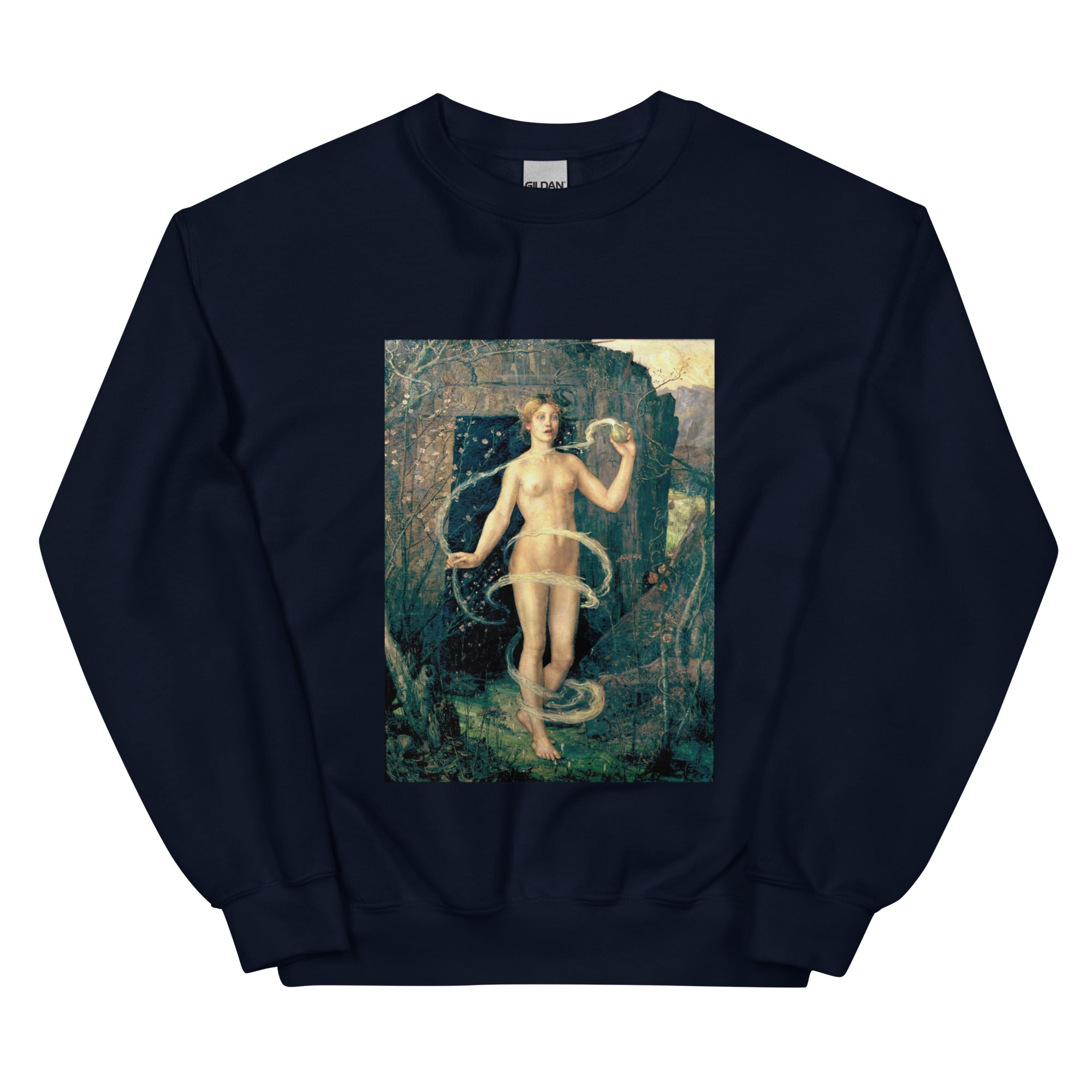 The Spring Witch by George Wilson | Unisex Sweatshirt-Haus of Darkness, Haus of Light