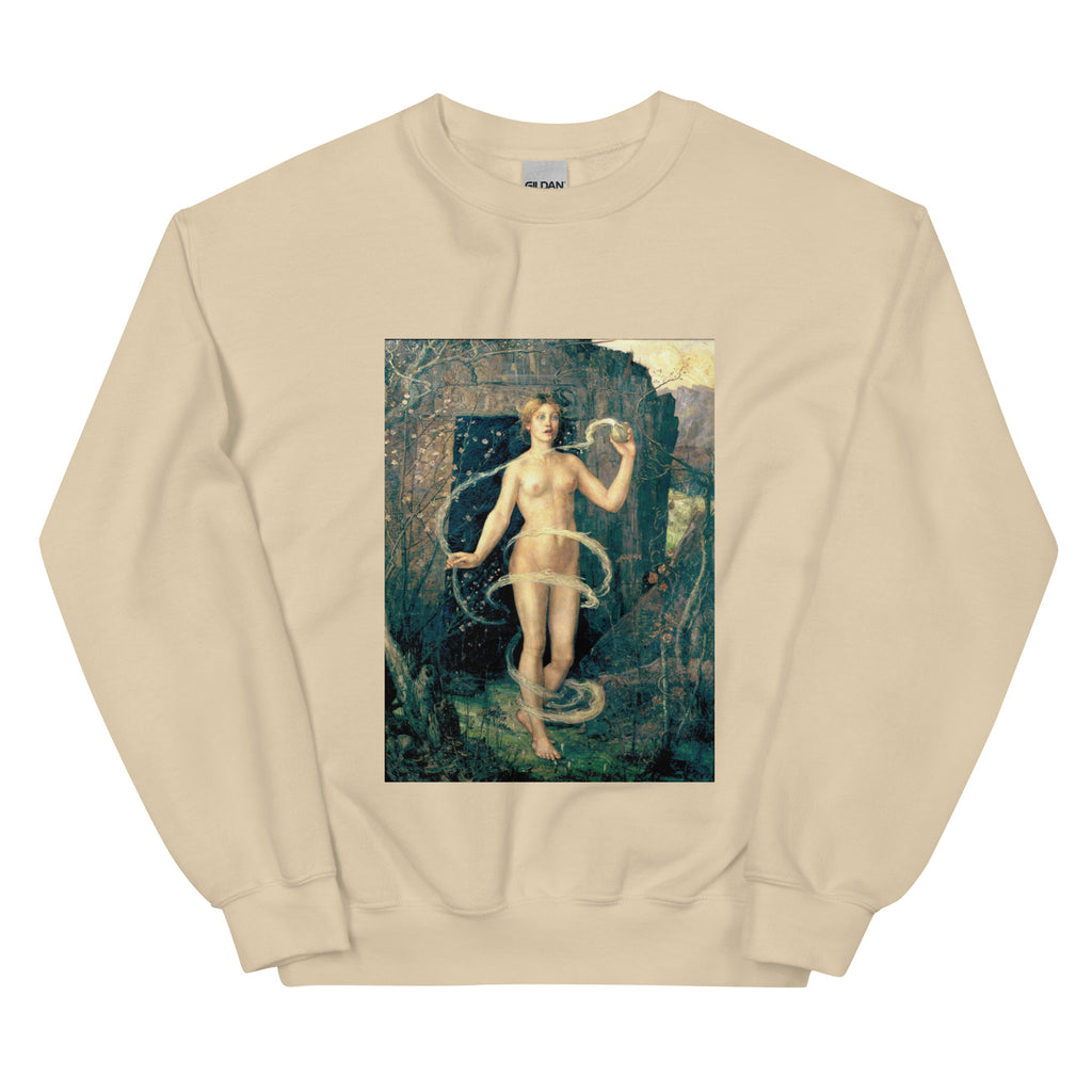 The Spring Witch by George Wilson | Unisex Sweatshirt-Haus of Darkness, Haus of Light