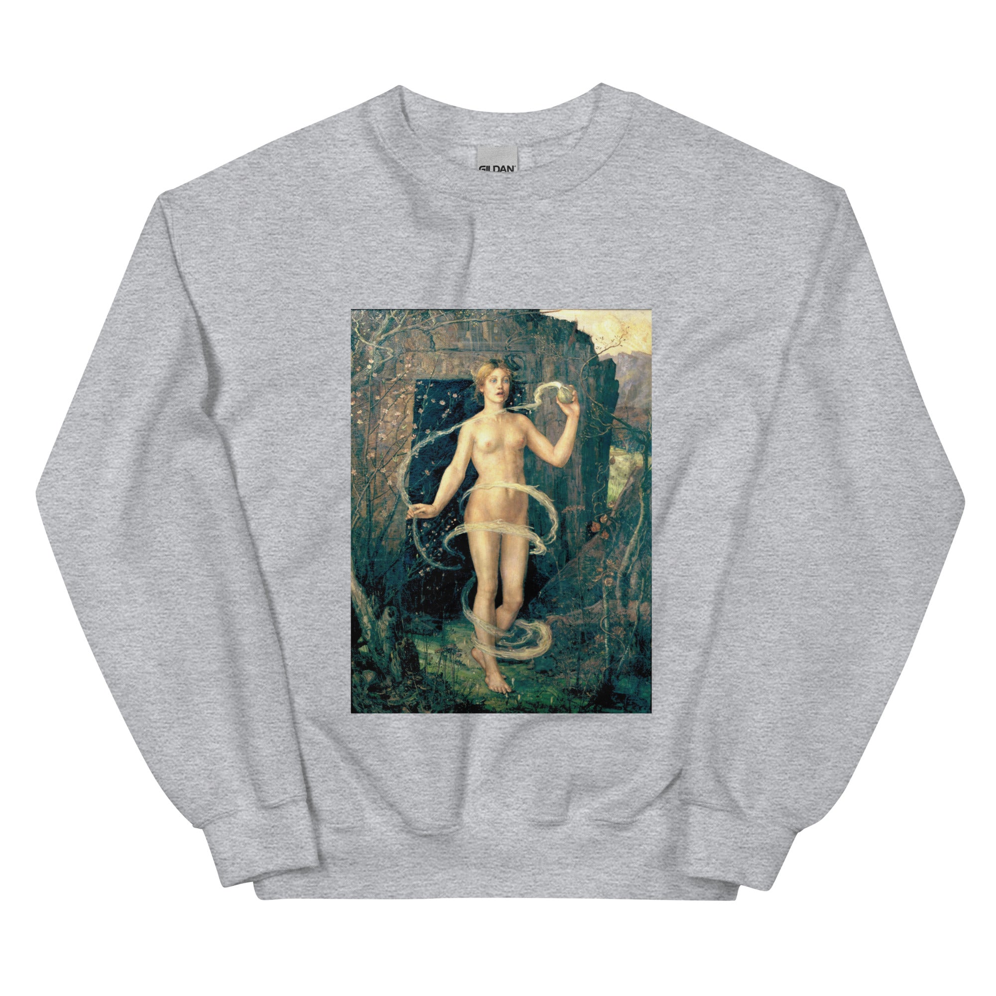 The Spring Witch by George Wilson | Unisex Sweatshirt-Haus of Darkness, Haus of Light