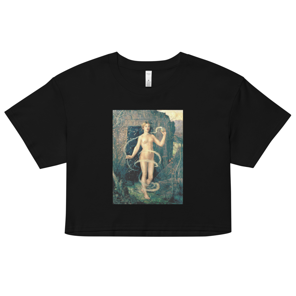 The Spring Witch by George Wilson | Crop Top-Haus of Darkness, Haus of Light