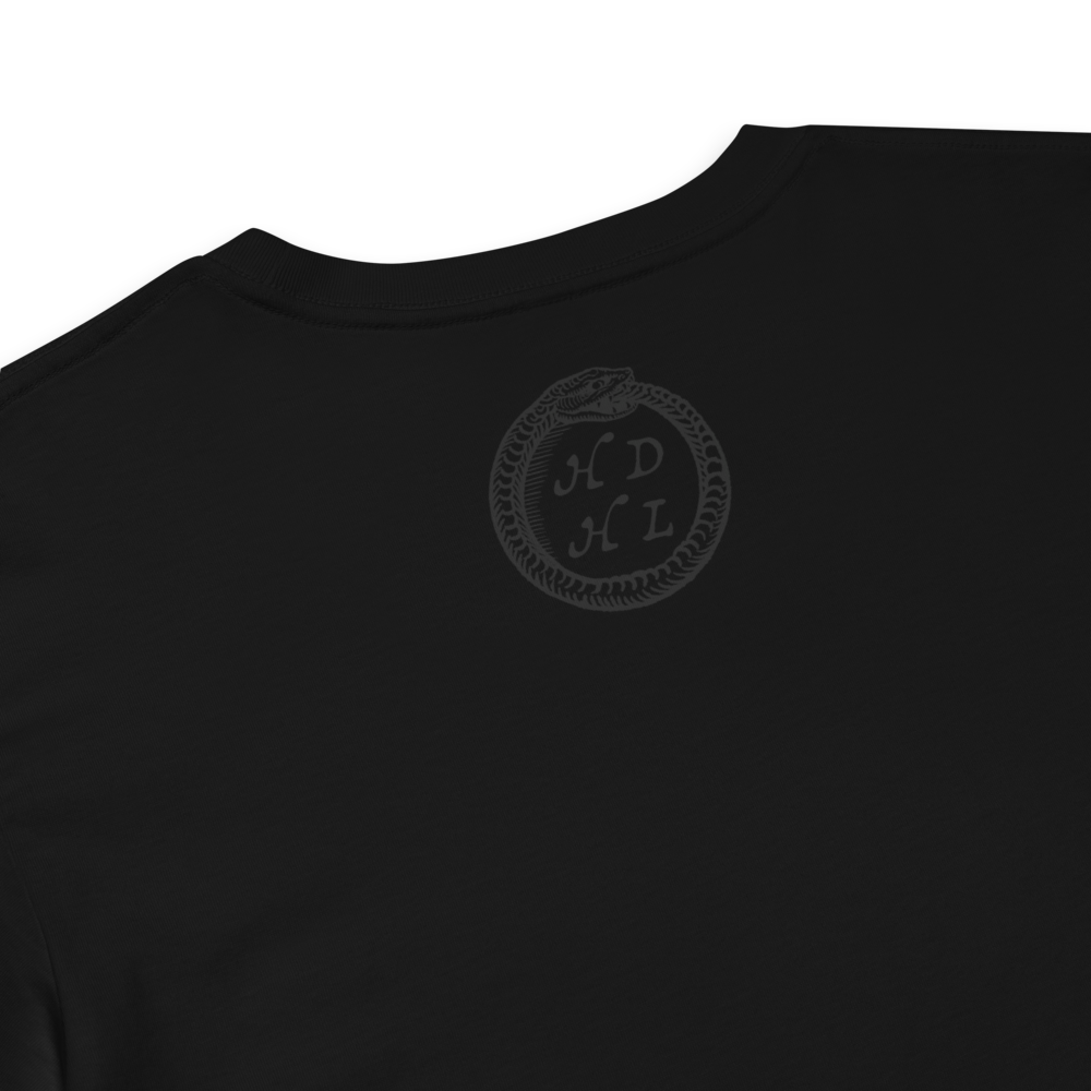 "Ex Libris" Snake with Skull and Crown Bookplate  | Crop Top