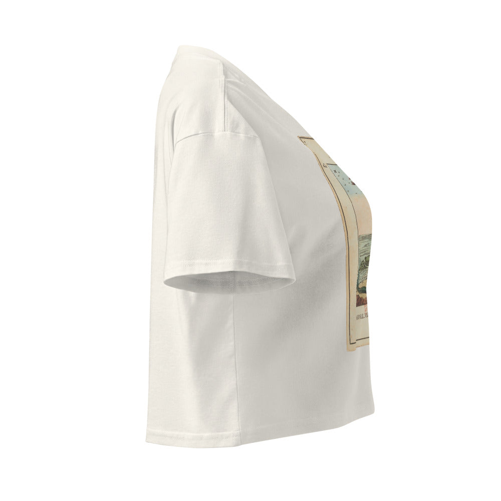 Vintage "Grand Etteilla" French Tarot "Protection" | Crop Top-Haus of Darkness, Haus of Light