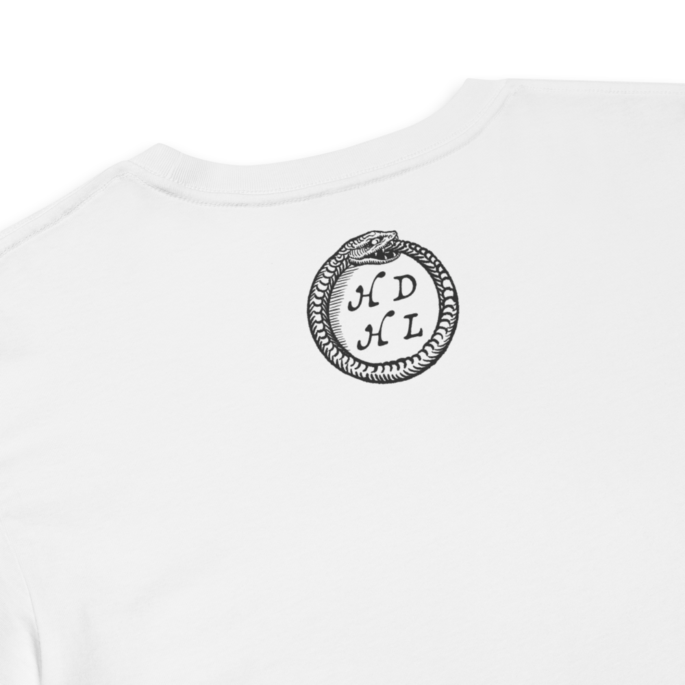 "Ex Libris" Snake with Skull and Crown Bookplate  | Crop Top