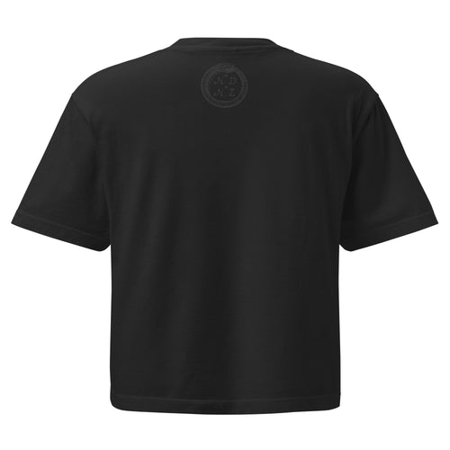 "Sagittarius" Vintage French Astrology Oracle | Women's Boxy Tee-Haus of Darkness, Haus of Light