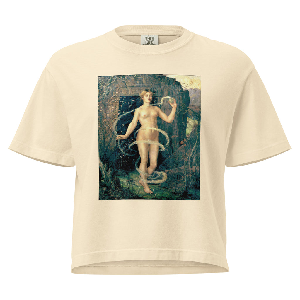 The Spring Witch by George Wilson | Women’s Boxy Tee-Haus of Darkness, Haus of Light