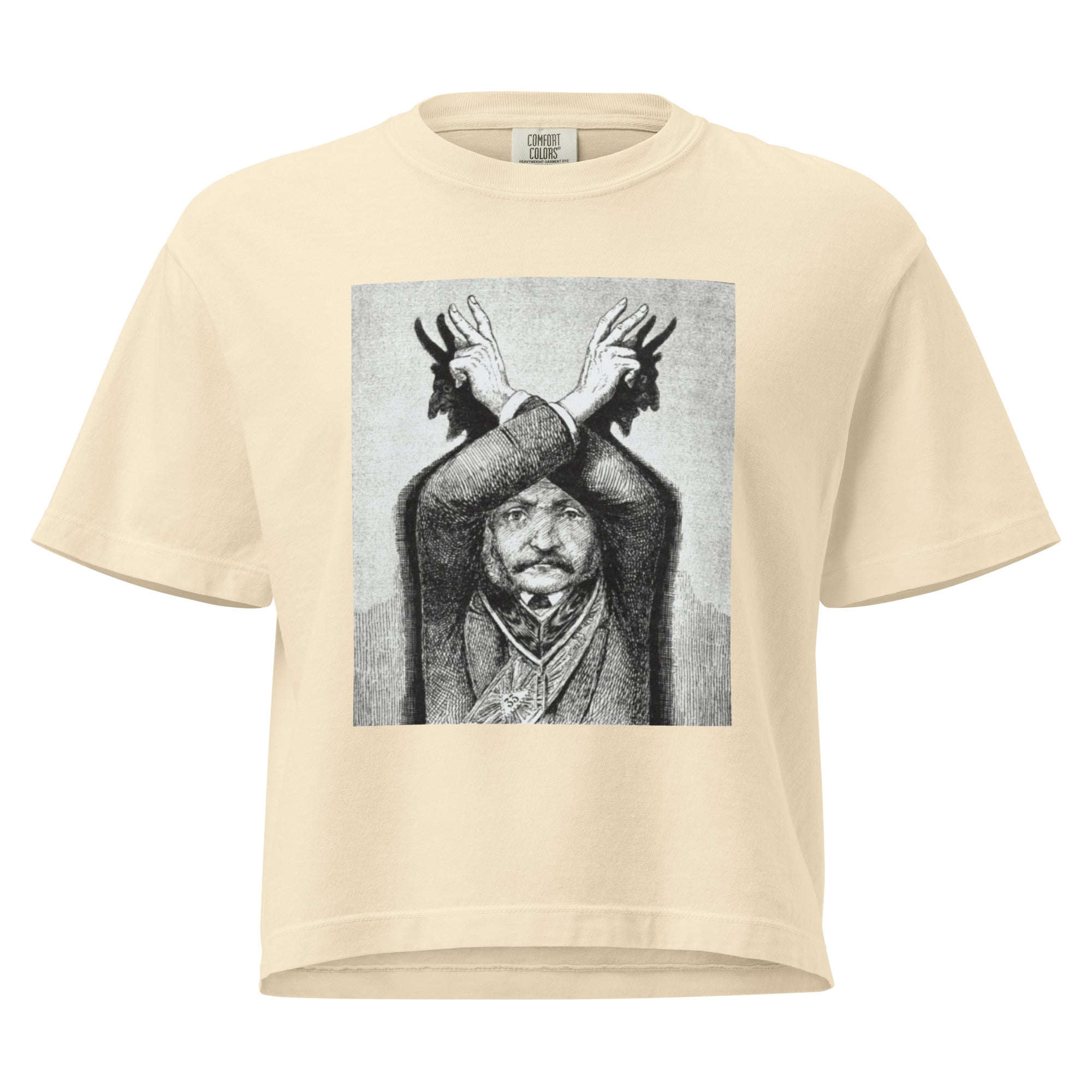 Devil Worship from "The Freemason" by Eugen Lennhoff | Women’s Boxy Tee-Haus of Darkness, Haus of Light