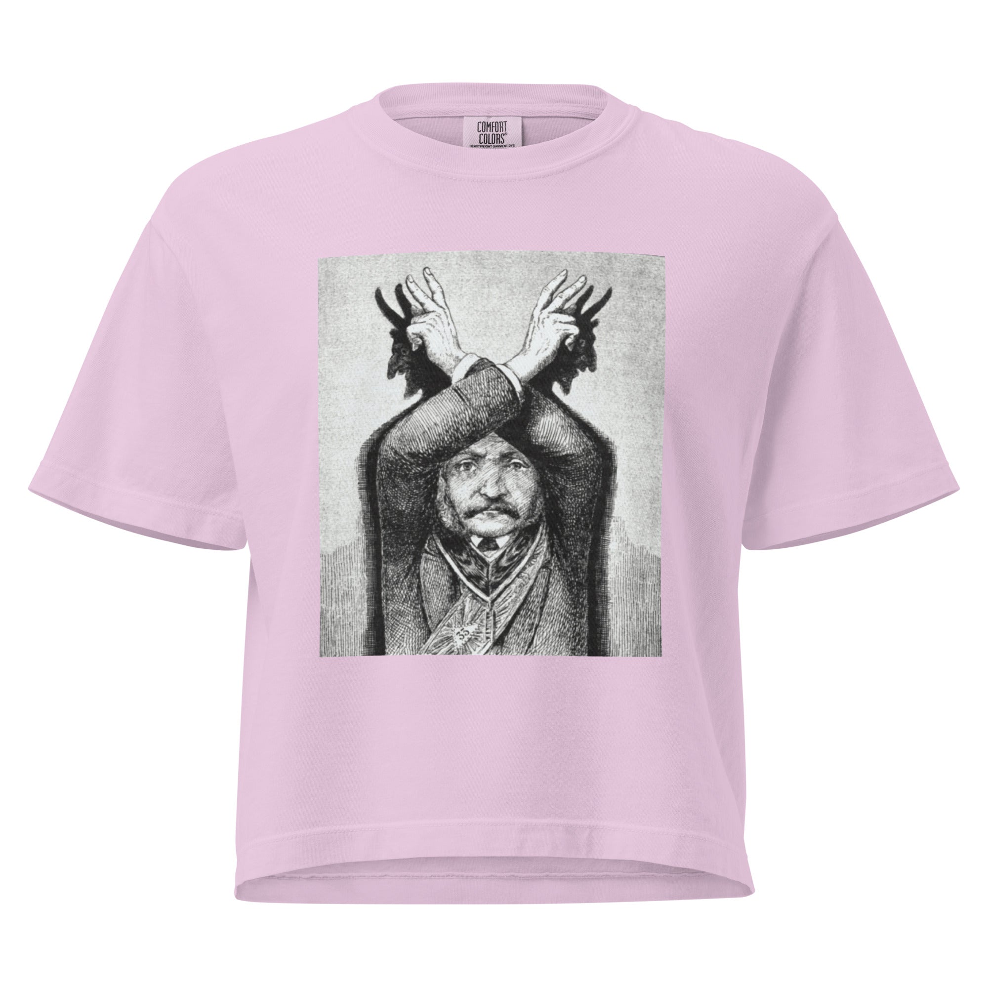 Devil Worship from "The Freemason" by Eugen Lennhoff | Women’s Boxy Tee-Haus of Darkness, Haus of Light