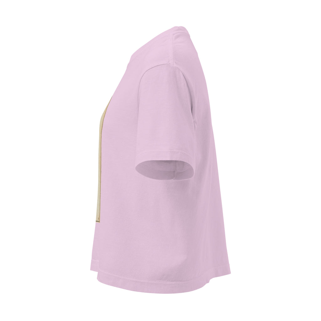 Vintage "Grand Etteilla" French Tarot "Day & Night" | Women’s Boxy Tee-Haus of Darkness, Haus of Light