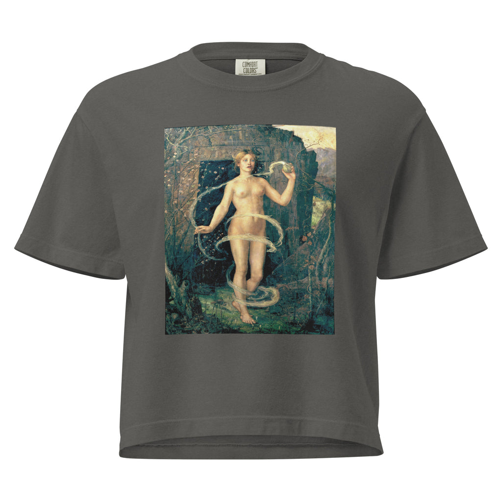 The Spring Witch by George Wilson | Women’s Boxy Tee-Haus of Darkness, Haus of Light