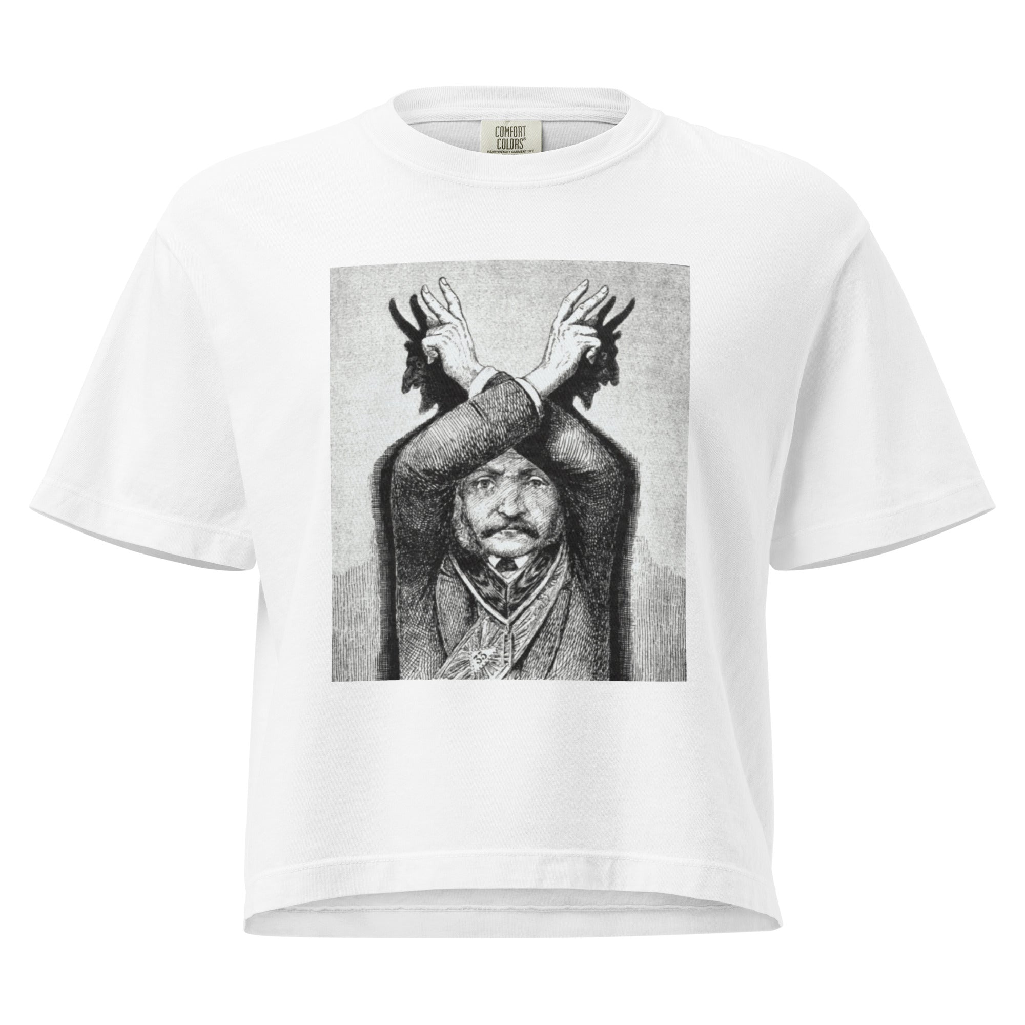 Devil Worship from "The Freemason" by Eugen Lennhoff | Women’s Boxy Tee-Haus of Darkness, Haus of Light