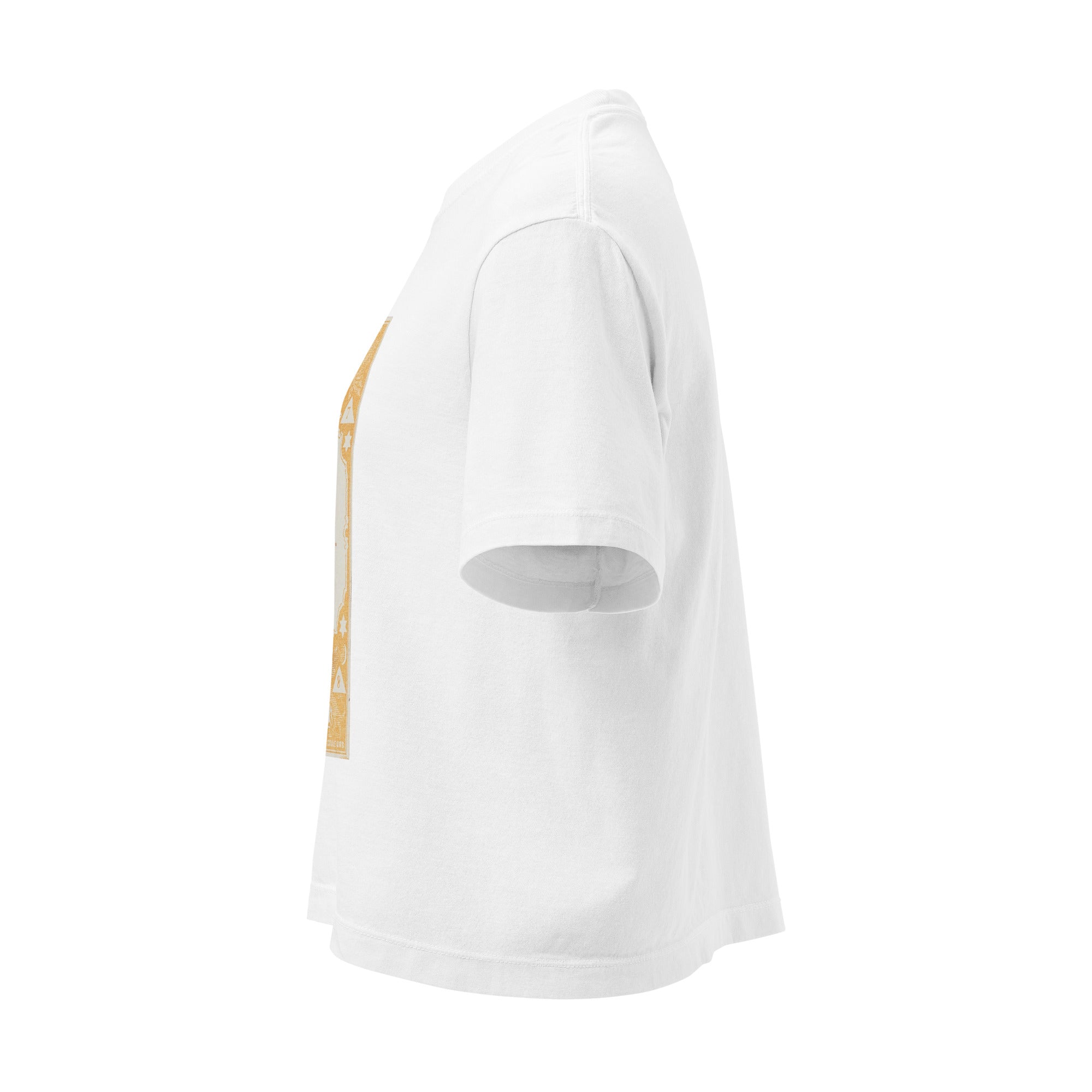 "Capricorn" Vintage French Astrology Oracle | Women's Boxy Tee-Haus of Darkness, Haus of Light