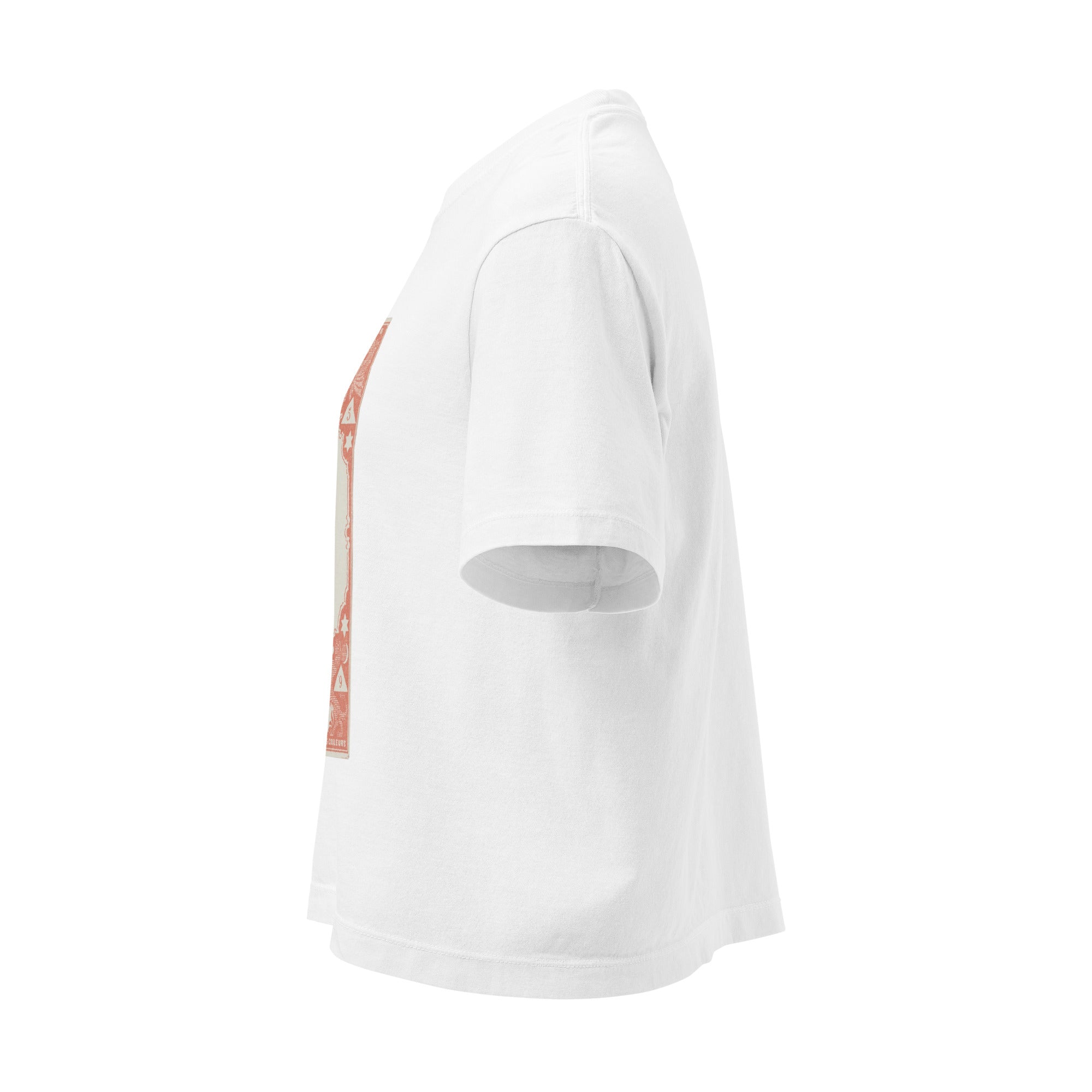 "Sagittarius" Vintage French Astrology Oracle | Women's Boxy Tee-Haus of Darkness, Haus of Light