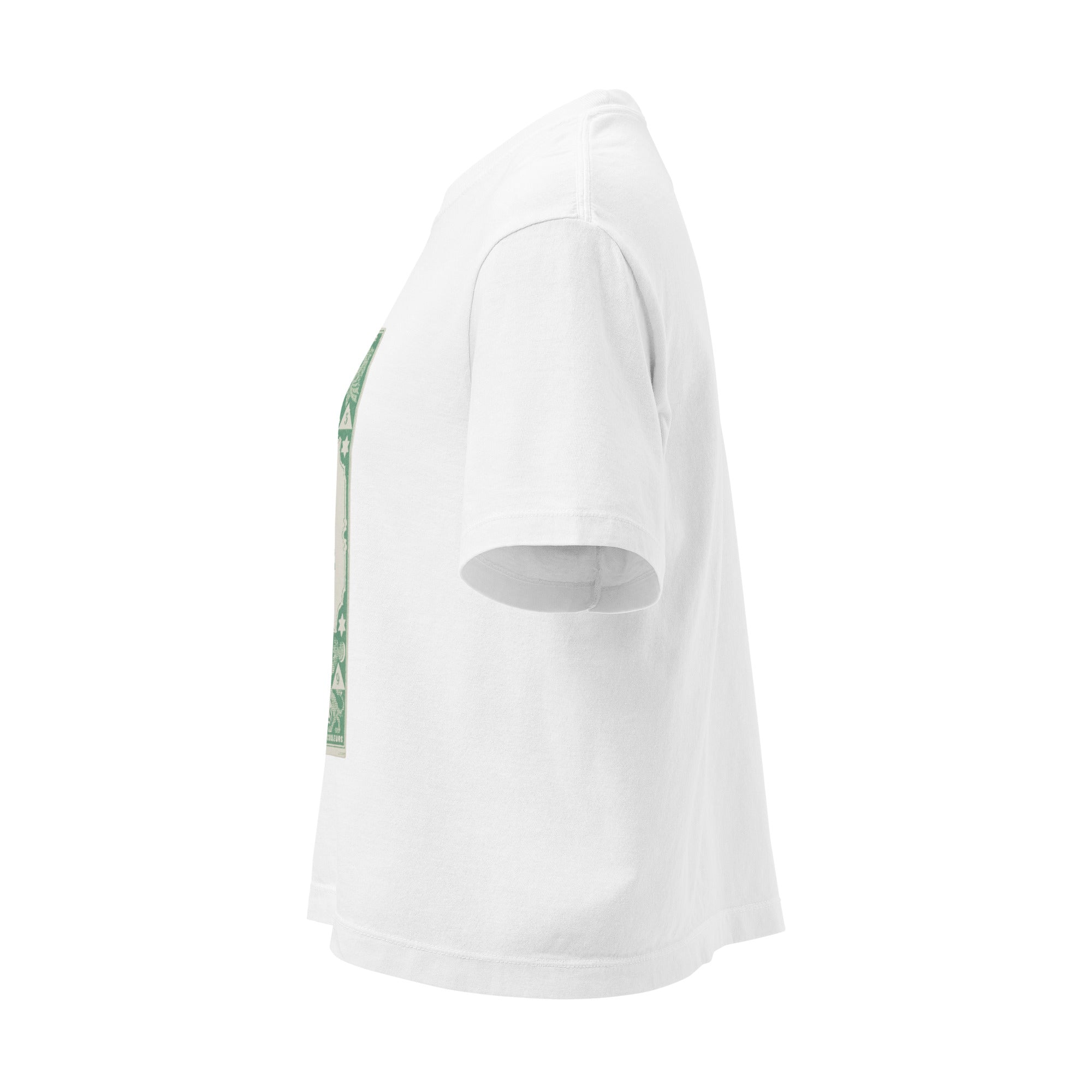 "Virgo" Vintage French Astrology Oracle | Women's Boxy Tee-Haus of Darkness, Haus of Light