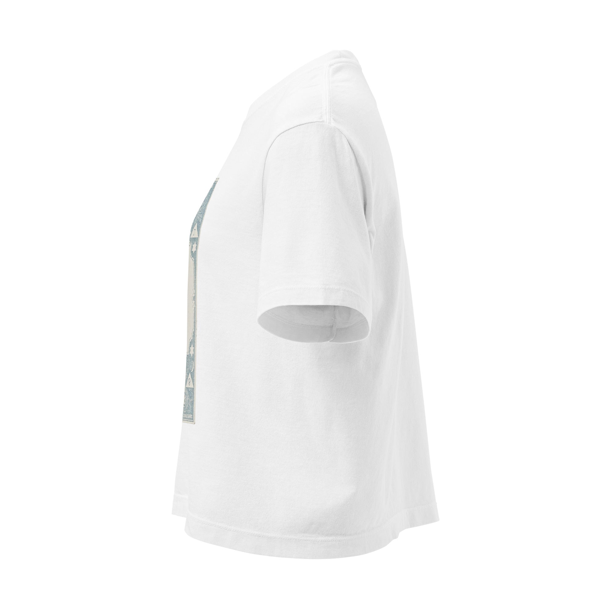 "Taurus" Vintage French Astrology Oracle | Women's Boxy Tee-Haus of Darkness, Haus of Light