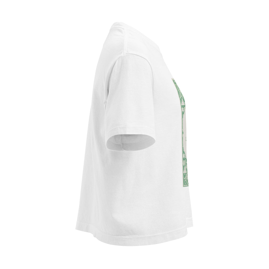 "Gemini" Vintage French Astrology Oracle | Women's Boxy Tee-Haus of Darkness, Haus of Light