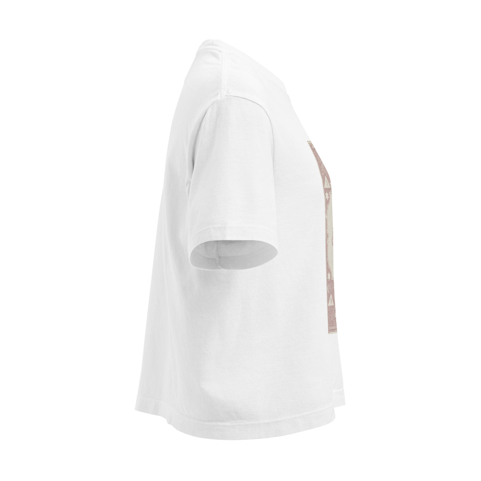 "Cancer" Vintage French Astrology Oracle | Women's Boxy Tee-Haus of Darkness, Haus of Light