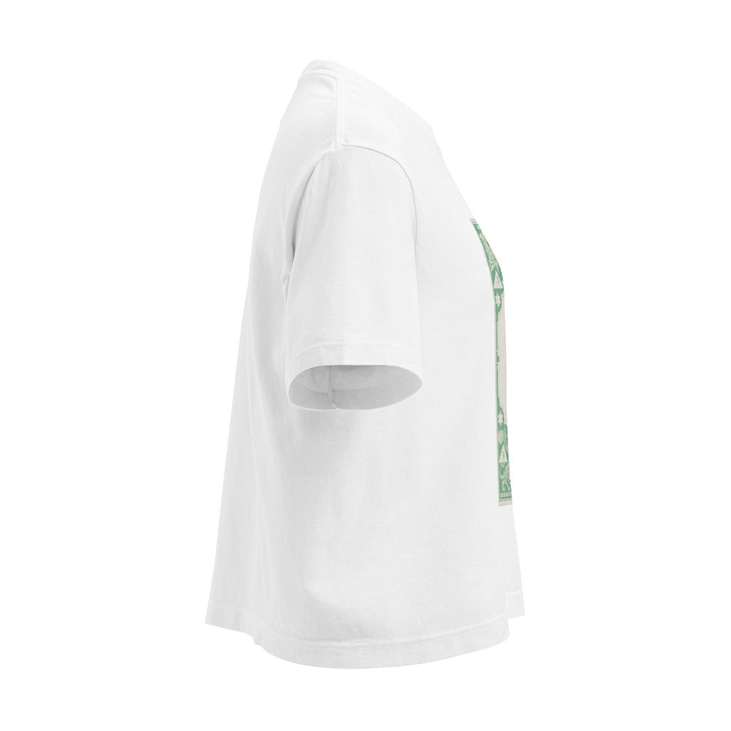 "Virgo" Vintage French Astrology Oracle | Women's Boxy Tee-Haus of Darkness, Haus of Light